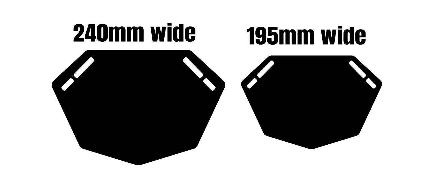 BMX Number Plate Graphic